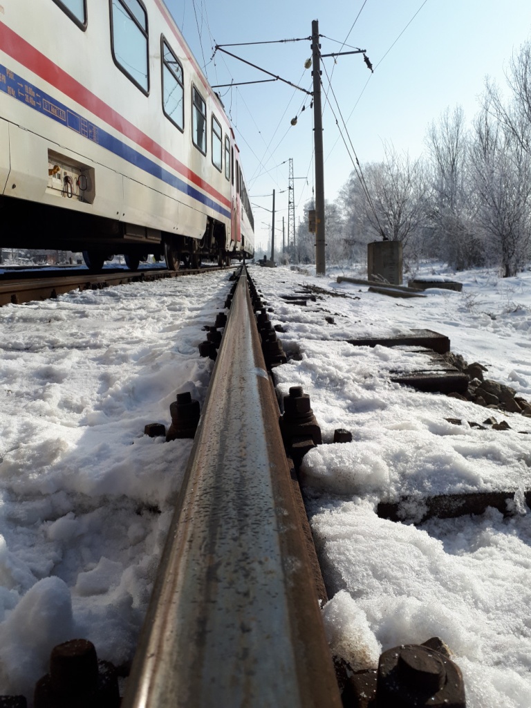 Looking back down the line